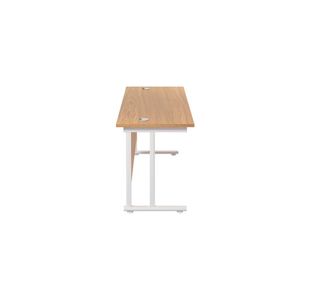 Jemini Rect Cant Desk 1800X600 N/Oak