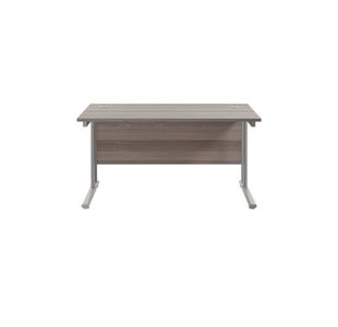 Jemini Rect Cant Desk 1200 G/Oak