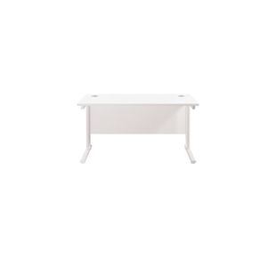Jemini Rect Cant Desk 1200 Wht/Wht