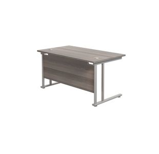 Jemini Rect Cant Desk 1400X800 G/Oak