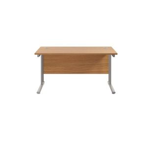 Jemini Rect Cant Desk 1400X800 N/Oak
