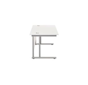 Jemini Rect Cant Desk 1400X800 Wht