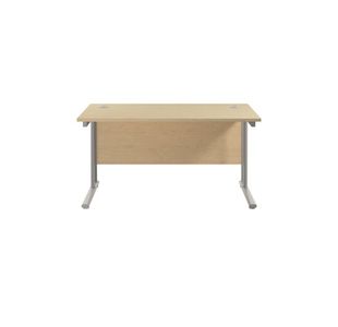 Jemini Rect Cant Desk 1400X800 Mple