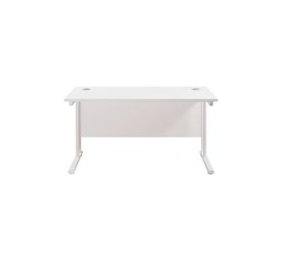Jemini Rect Cant Desk 1400X800 Wht