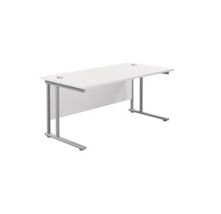 Jemini Rect Cant Desk 1600X800 Wht