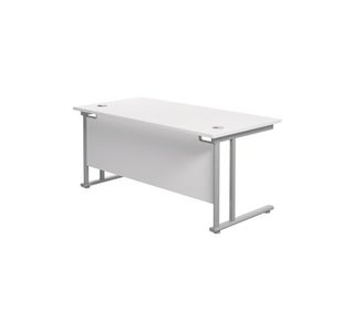 Jemini Rect Cant Desk 1600X800 Wht