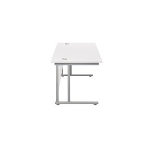Jemini Rect Cant Desk 1800X800 Wht