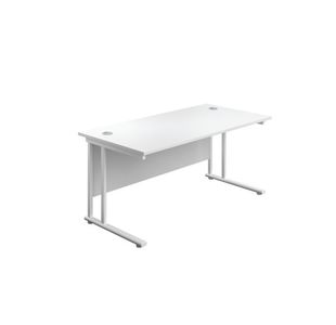 Jemini Rect Cant Desk 1800X800 Wht