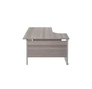 Jemini Rdl Lh Cantilever Desk G/Oak