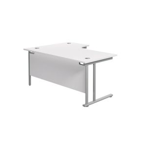 Jemini Rdl Rh Cantilever Desk White