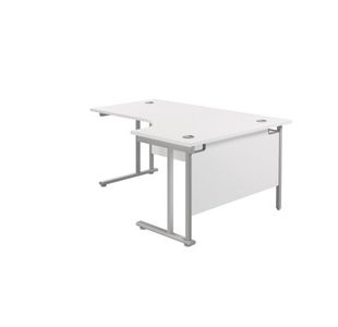 Jemini Rdl Rh Cantilever Desk White