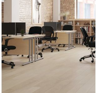 Jemini Rdl Lh Cantilever Desk Beech