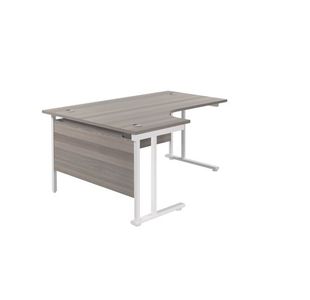 Jemini Rdl Lh Cantilever Desk G/Oak