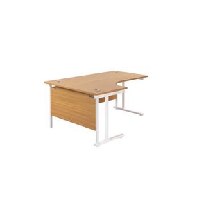 Jemini Rdl Lh Cantilever Desk N/Oak