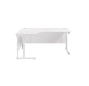 Jemini Rdl Lh Cantilever Desk White