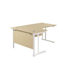 Jemini Rdl Lh Cantilever Desk Maple
