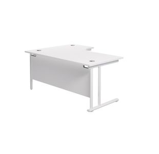 Jemini Rdl Rh Cantilever Desk White