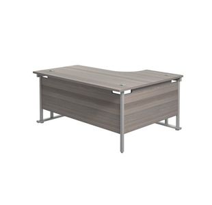 Jemini Rdl Lh Cantilever Desk G/Oak