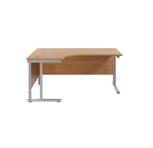 Jemini Rdl Lh Cantilever Desk N/Oak