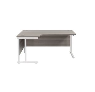 Jemini Rdl Lh Cantilever Desk G/Oak