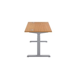 Jemini Sit/Stand Dsk 1200X800 N/Oak