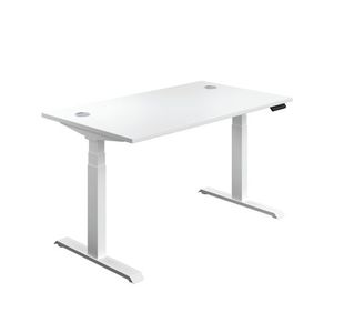 Jemini Sit/Stand Dsk 1200X800 White