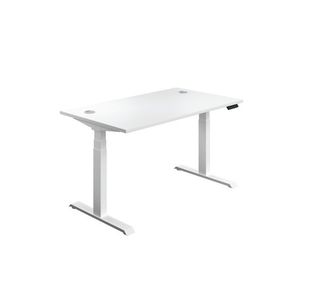 Jemini Sit/Stand Dsk 1400X800 White