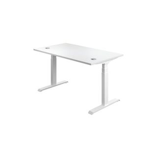 Jemini Sit/Stand Dsk 1400X800 White
