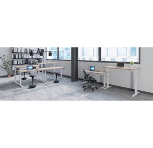 Jemini Sit/Stand Dsk 1600X800 Beech