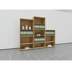 Jemini Wdn Bookcase 800X450X1200 Bch