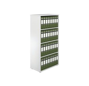 Jemini Wdn Bookcase 800X450X1600 Wht