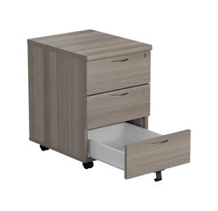 Jemini 3 Drawer Mobile Pedestal Goak