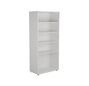 Jemini Wdn Bookcase 800X450X1800 Wht