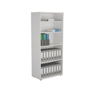 Jemini Wdn Bookcase 800X450X1800 Wht