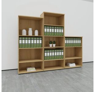 Jemini Wdn Bookcase 800X450X730 Bch