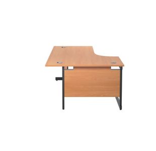 Jemini Rdl Lh Desk 1600X1200 Bch/Blk