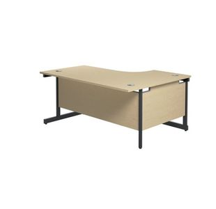 Jemini Rdl Lh Desk 1600X1200 Mpl/Blk