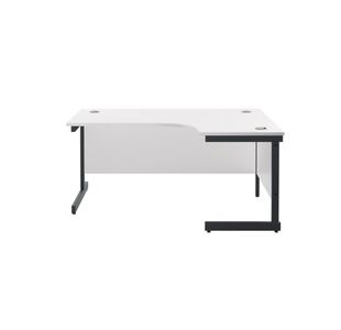 Jemini Rdl Rh Desk 1800X1200 Wht/Blk