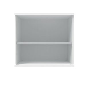 Polaris Bookcase 1 Shlf 730H Arc Wht