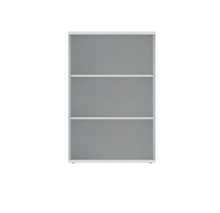 Polaris Bookcase 2Shlf 1204H Arc Wht