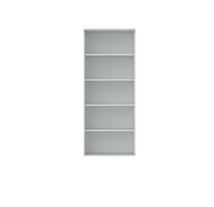 Polaris Bookcase 4Shlf 1980H Arc Wht