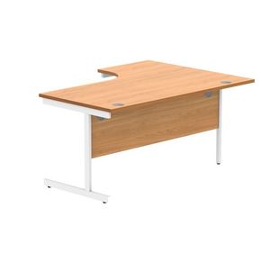 Polaris Lh Rdl Desk 1612 Nbch/White