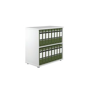 Jemini Bookcase 800X450X800Mm Wht