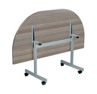 Jemini D-End Tilt Table 800 Grey Oak