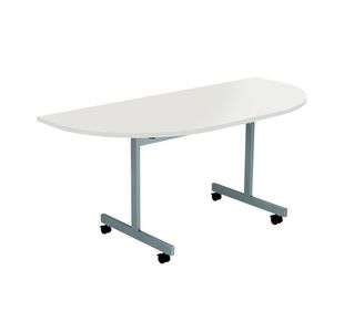 Jemini D-End Tilt Table 800 White