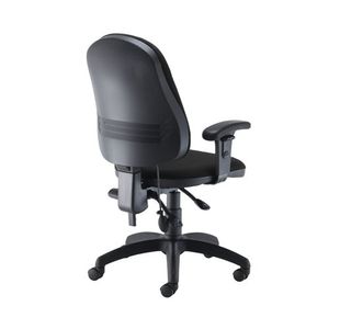 Jemini Intro Pst Chair With Arms Blk