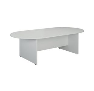 Jemini D-End Meet Table 1800 White