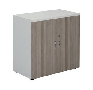 Jemini Cupboard 800X450 Wht/Grey Oak