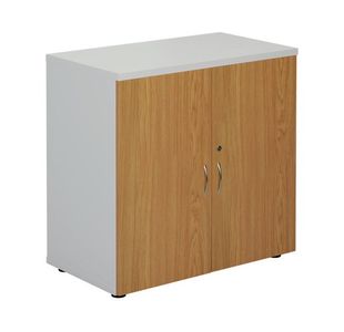 Jemini Cupboard 800X450 Wht/Nova Oak