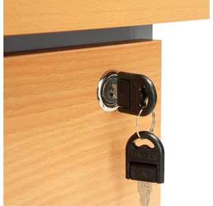 Serrion Rect 3 Drw Ped Beech